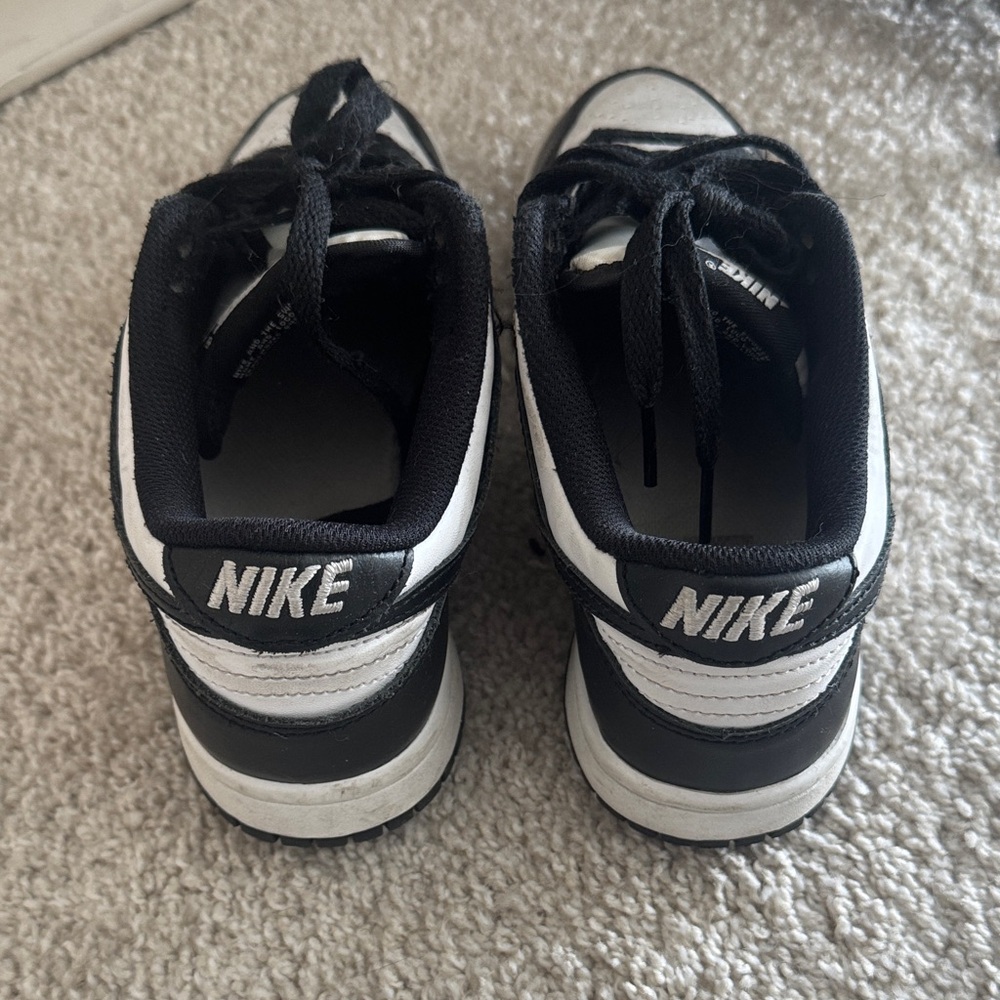 Nike Dunk Low Kids Black and White Sneakers